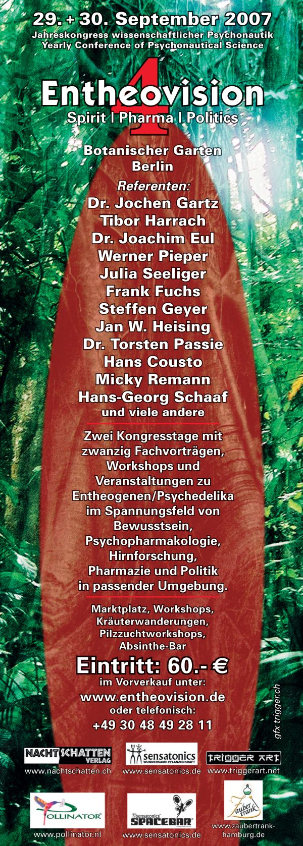 Entheovision 4 - Plakat und Flyer